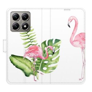 Flipové pouzdro iSaprio - Flamingos - Xiaomi 14T Pro obraz