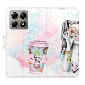 Flipové pouzdro iSaprio - Donut Worry Girl - Xiaomi 14T Pro obraz