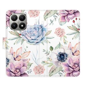 Flipové pouzdro iSaprio - Succulents Pattern - Xiaomi 15T obraz