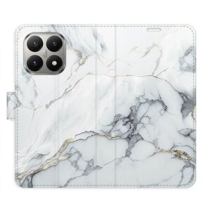 Flipové pouzdro iSaprio - SilverMarble 15 - Xiaomi 15T obraz