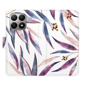 Flipové pouzdro iSaprio - Ornamental Leaves - Xiaomi 15T obraz