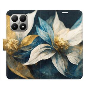 Flipové pouzdro iSaprio - Gold Flowers - Xiaomi 15T obraz