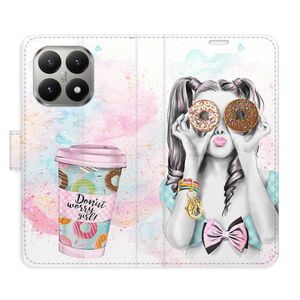 Flipové pouzdro iSaprio - Donut Worry Girl - Xiaomi 15T obraz