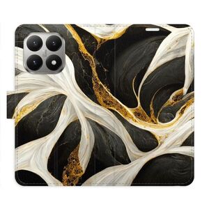 Flipové pouzdro iSaprio - BlackGold Marble - Xiaomi 15T obraz