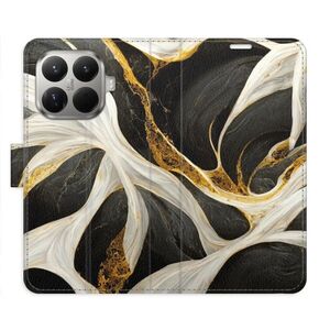 Flipové pouzdro iSaprio - BlackGold Marble - Xiaomi 15T Pro obraz