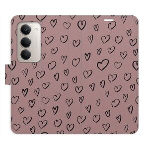 Flipové pouzdro iSaprio - Heart Dark 02 - Xiaomi Redmi 15 obraz