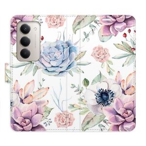 Flipové pouzdro iSaprio - Succulents Pattern - Xiaomi Redmi 15 obraz