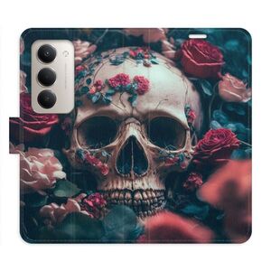 Flipové pouzdro iSaprio - Skull in Roses 02 - Xiaomi Redmi 15 obraz