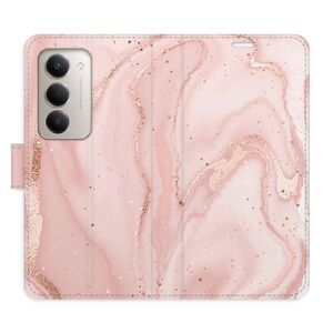 Flipové pouzdro iSaprio - RoseGold Marble - Xiaomi Redmi 15 obraz