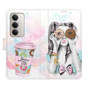 Flipové pouzdro iSaprio - Donut Worry Girl - Xiaomi Redmi 15 obraz