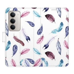 Flipové pouzdro iSaprio - Colorful Feathers - Xiaomi Redmi 15 obraz