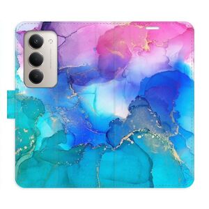 Flipové pouzdro iSaprio - BluePink Paint - Xiaomi Redmi 15 obraz
