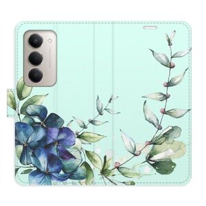 Flipové pouzdro iSaprio - Blue Flowers - Xiaomi Redmi 15 obraz