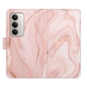 Flipové pouzdro iSaprio - RoseGold Marble - Xiaomi Redmi 15 5G obraz