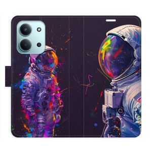 Flipové pouzdro iSaprio - Neon Astronaut 02 - Xiaomi Redmi 15C obraz
