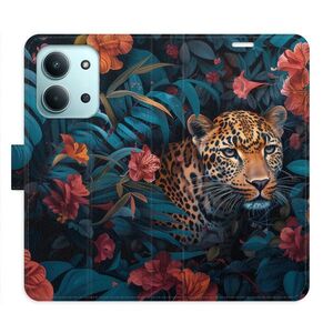 Flipové pouzdro iSaprio - Flower Jaguar 02 - Xiaomi Redmi 15C obraz