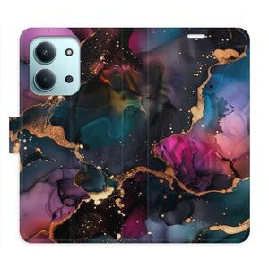 Flipové pouzdro iSaprio - Dark Marble - Xiaomi Redmi 15C obraz