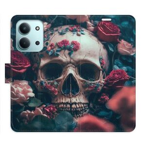 Flipové pouzdro iSaprio - Skull in Roses 02 - Xiaomi Redmi 15C obraz