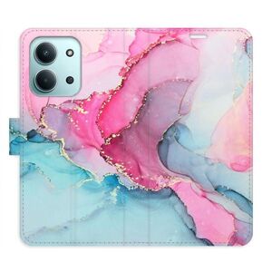 Flipové pouzdro iSaprio - PinkBlue Marble - Xiaomi Redmi 15C obraz
