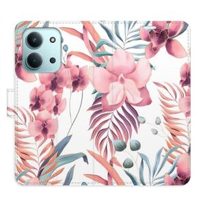Flipové pouzdro iSaprio - Pink Flowers 02 - Xiaomi Redmi 15C obraz
