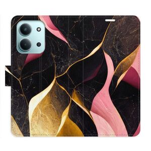 Flipové pouzdro iSaprio - Gold Pink Marble 02 - Xiaomi Redmi 15C obraz