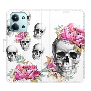 Flipové pouzdro iSaprio - Crazy Skull - Xiaomi Redmi 15C obraz