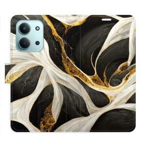 Flipové pouzdro iSaprio - BlackGold Marble - Xiaomi Redmi 15C obraz