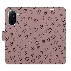 Flipové pouzdro iSaprio - Heart Dark 02 - Xiaomi Redmi A5 obraz