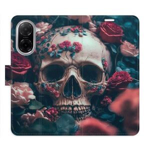 Flipové pouzdro iSaprio - Skull in Roses 02 - Xiaomi Redmi A5 obraz