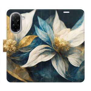 Flipové pouzdro iSaprio - Gold Flowers - Xiaomi Redmi A5 obraz