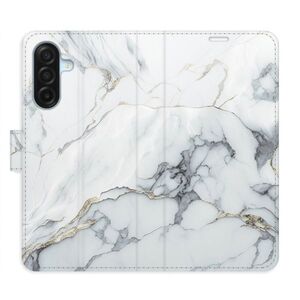 Flipové pouzdro iSaprio - SilverMarble 15 - Samsung Galaxy A17 / A17 5G obraz