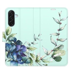 Flipové pouzdro iSaprio - Blue Flowers - Samsung Galaxy A17 / A17 5G obraz