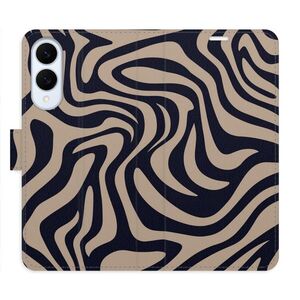 Flipové pouzdro iSaprio - Zebra Black 02 - Samsung Galaxy S25 Edge obraz