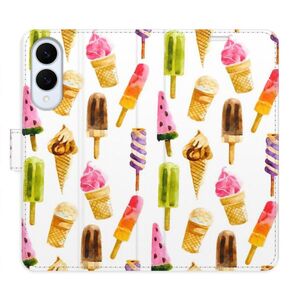 Flipové pouzdro iSaprio - Ice Cream Pattern - Samsung Galaxy S25 Edge obraz