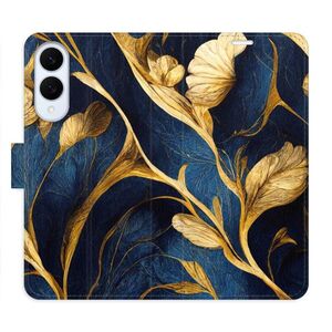 Flipové pouzdro iSaprio - GoldBlue - Samsung Galaxy S25 Edge obraz