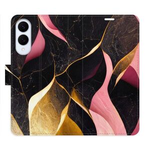 Flipové pouzdro iSaprio - Gold Pink Marble 02 - Samsung Galaxy S25 Edge obraz