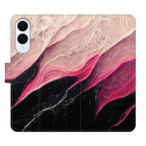 Flipové pouzdro iSaprio - BlackPink Marble - Samsung Galaxy S25 Edge obraz