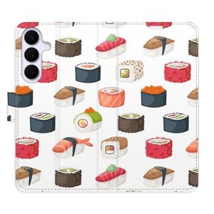 Flipové pouzdro iSaprio - Sushi Pattern 02 - Samsung Galaxy S25 FE obraz