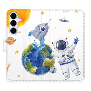 Flipové pouzdro iSaprio - Space 06 - Samsung Galaxy S25 FE obraz