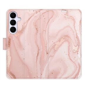 Flipové pouzdro iSaprio - RoseGold Marble - Samsung Galaxy S25 FE obraz