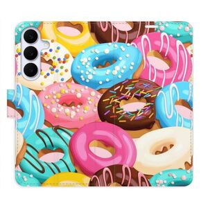Flipové pouzdro iSaprio - Donuts Pattern 02 - Samsung Galaxy S25 FE obraz
