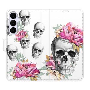Flipové pouzdro iSaprio - Crazy Skull - Samsung Galaxy S25 FE obraz