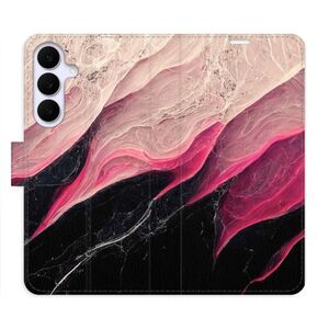 Flipové pouzdro iSaprio - BlackPink Marble - Samsung Galaxy S25 FE obraz