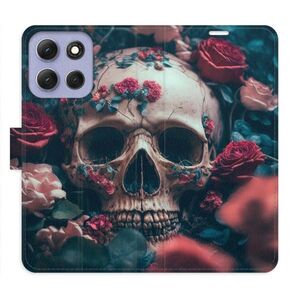 Flipové pouzdro iSaprio - Skull in Roses 02 - Motorola Moto G86 5G obraz