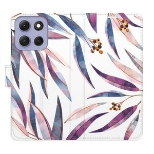 Flipové pouzdro iSaprio - Ornamental Leaves - Motorola Moto G86 5G obraz