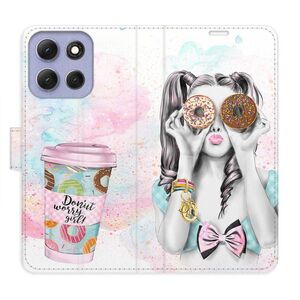 Flipové pouzdro iSaprio - Donut Worry Girl - Motorola Moto G86 5G obraz