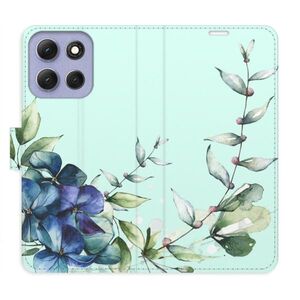 Flipové pouzdro iSaprio - Blue Flowers - Motorola Moto G86 5G obraz