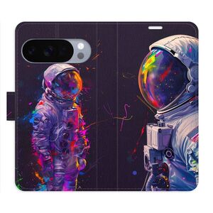 Flipové pouzdro iSaprio - Neon Astronaut 02 - Google Pixel 10 / 10 Pro obraz
