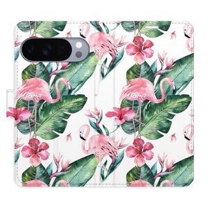 Flipové pouzdro iSaprio - Flamingos Pattern - Google Pixel 10 / 10 Pro obraz