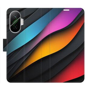 Flipové pouzdro iSaprio - Color Waves - Poco F7 obraz